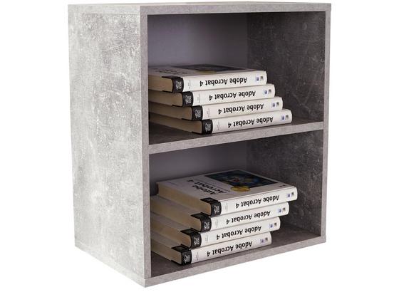 Nástenný Regál Elke Elr01 - sivá, Moderný, kompozitné drevo (50/50/26cm) Nástenný Regál Elke Elr01 - sivá, Moderný, kompozitné drevo (50/50/26cm)