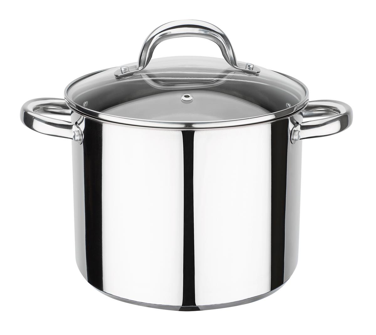 Gsw Gemüsetopf Montreal Edelstahlfarben, D:20cm - Edelstahlfarben, Basics, Metall (20cm) - GSW