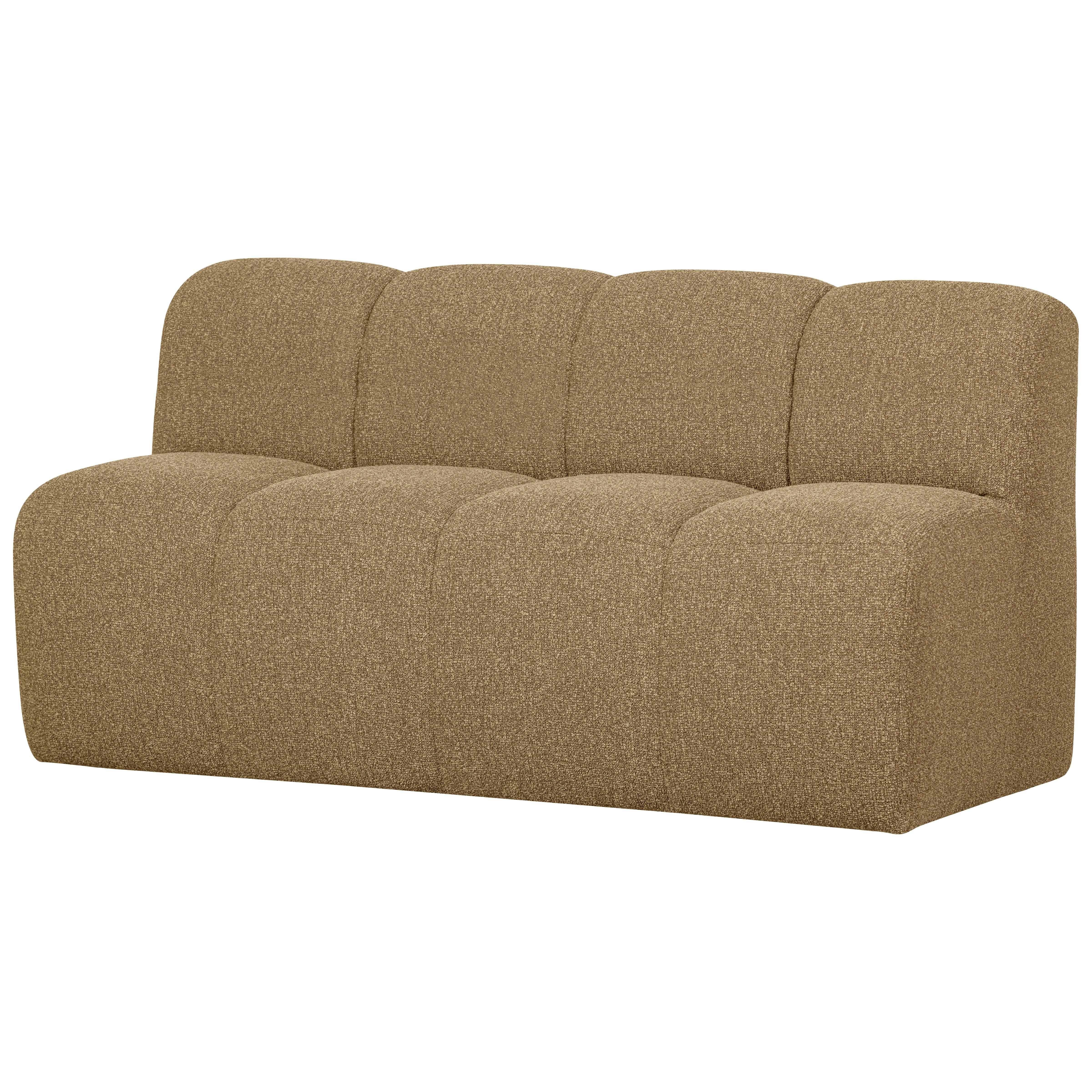Sitzbank Mojo Dunkelgelb B: 164cm - Dunkelgelb/Schwarz, MODERN, Textil (164/83/73cm) - Livetastic