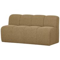 Sitzbank Mojo Dunkelgelb B: 164cm - Dunkelgelb/Schwarz, MODERN, Textil (164/83/73cm) - Livetastic