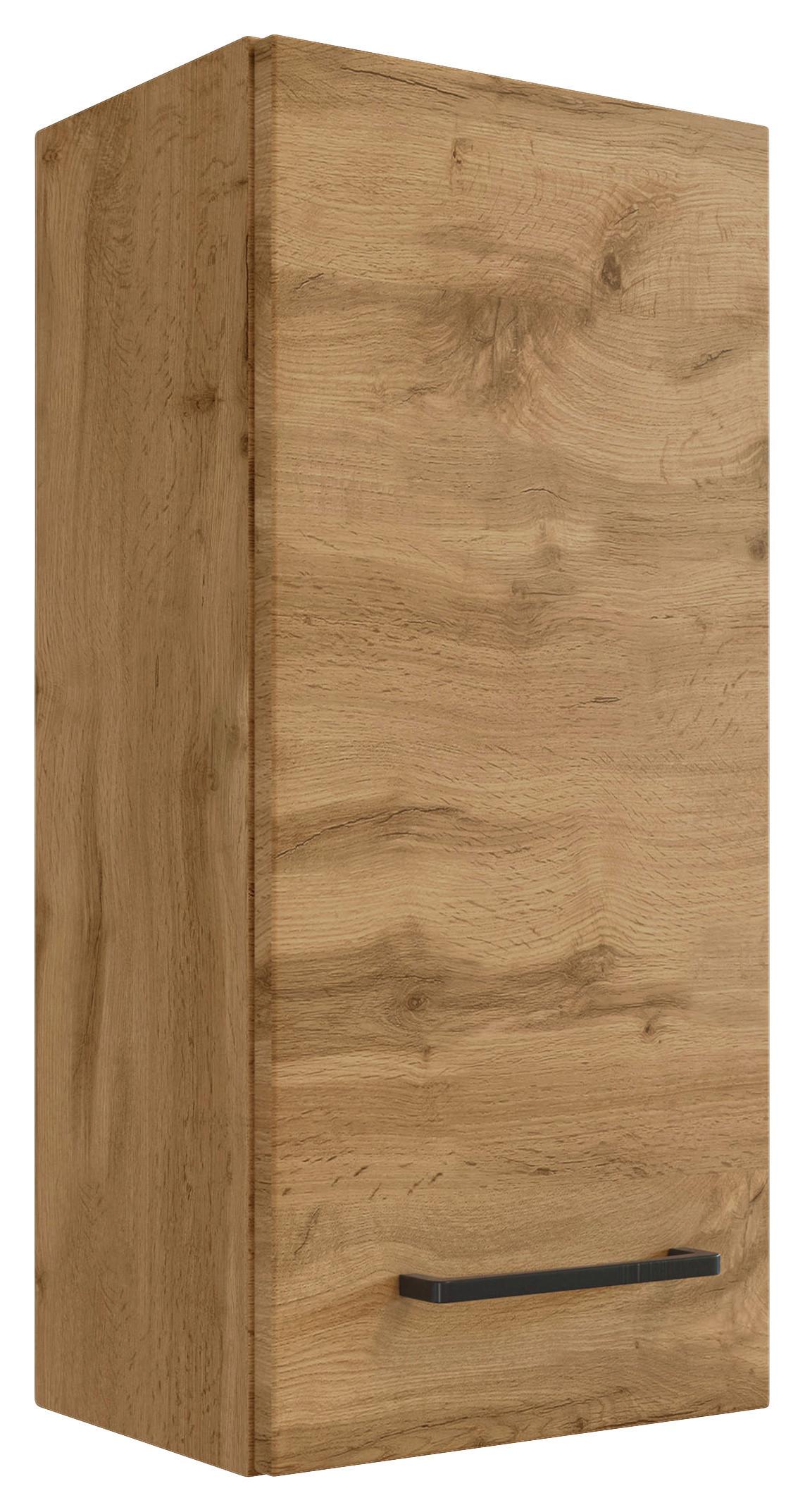 Hängeschrank Manchester B: 30 cm Eiche Wotan Dekor - Eichefarben, MODERN, Holzwerkstoff (30/64/20cm) - Held