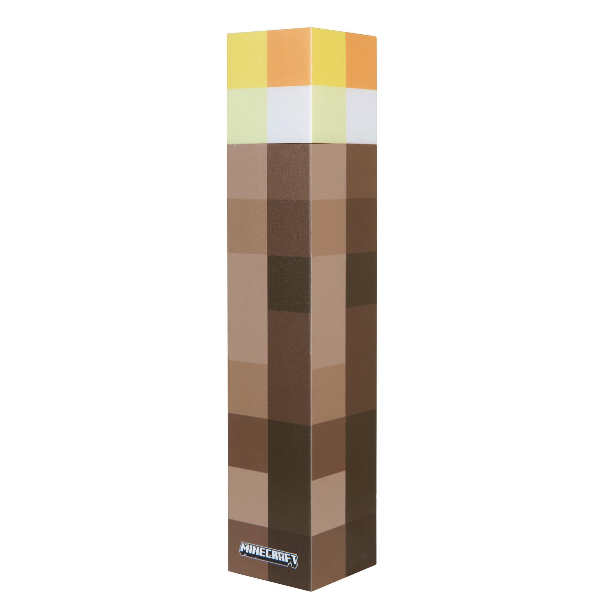 Nachttischleuchte Minecraft Fackel - Braun, Kunststoff (5,6/28/5,6cm)