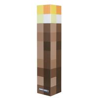 Nachttischleuchte Minecraft Fackel - Braun, Kunststoff (5,6/28/5,6cm)