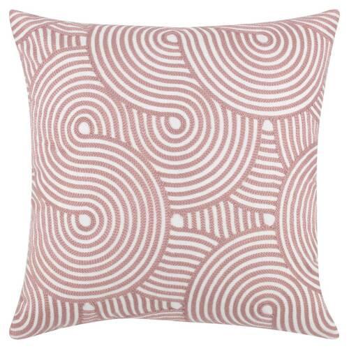 Zierkissen Jessie 45x45 cm Polyester Rosa mit Zipp - Rosa, MODERN, Textil (45/45cm) - Luca Bessoni