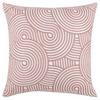 Zierkissen Jessie 45x45 cm Polyester Rosa mit Zipp - Rosa, MODERN, Textil (45/45cm) - Luca Bessoni