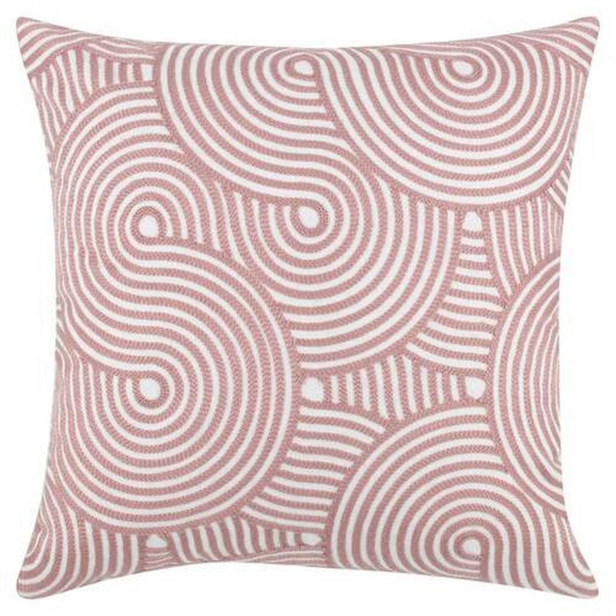 Zierkissen Jessie 45x45 cm Polyester Rosa mit Zipp - Rosa, MODERN, Textil (45/45cm) - Luca Bessoni