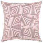 Zierkissen Jessie 45x45 cm Polyester Rosa mit Zipp - Rosa, MODERN, Textil (45/45cm) - Luca Bessoni