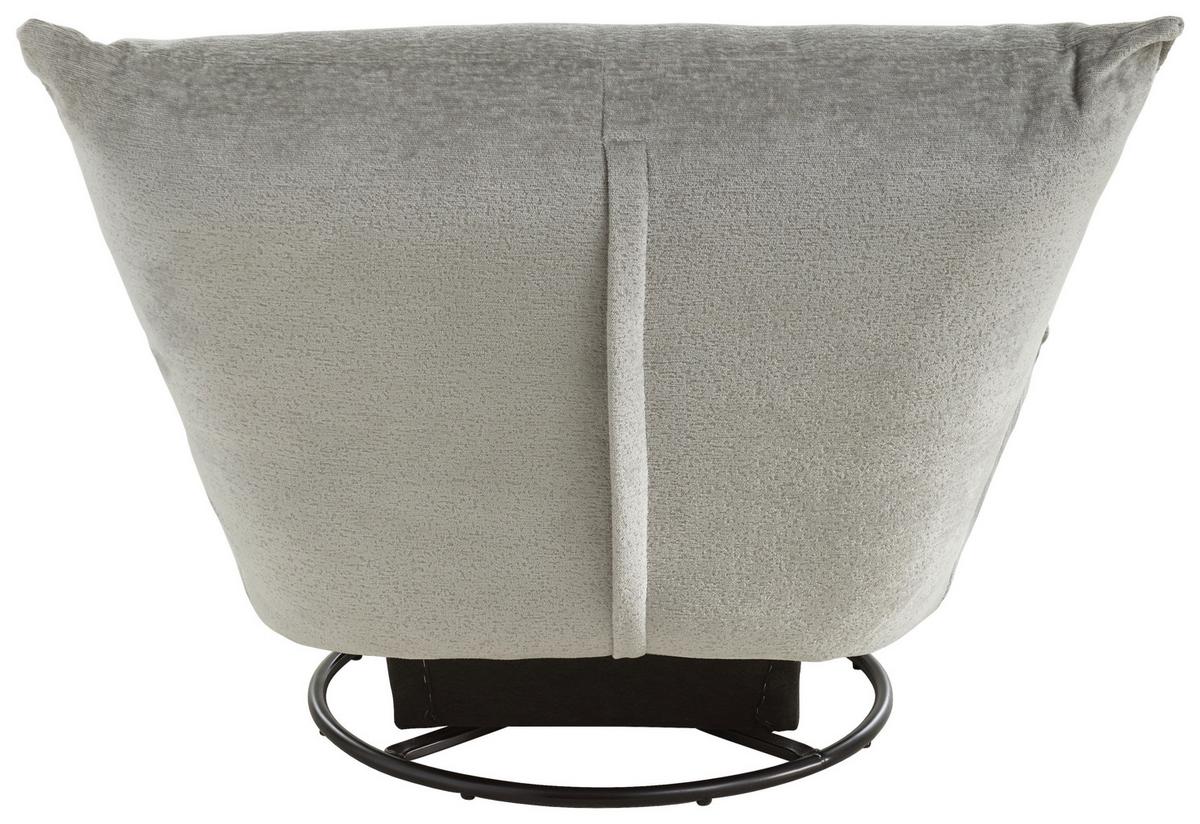 Relaxsessel Cremona Polyester Grau - Schwarz/Grau, Design, Textil (100/78/96cm) - Livetastic