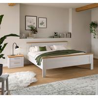 Schlafzimmer Verona Lärchefarben/Eiche D. 2-teilig - Lärchefarben/Eiche Artisan, ROMANTIK / LANDHAUS, Holzwerkstoff - Livetastic