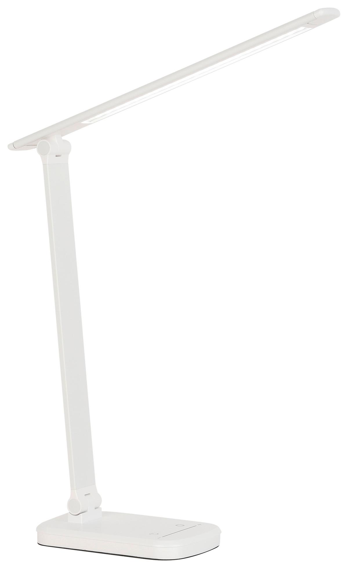 Stolní LED svítidlo TOMI - bílá, Moderní, kov/plast (38,5/10,2/35,9cm) - Mömax