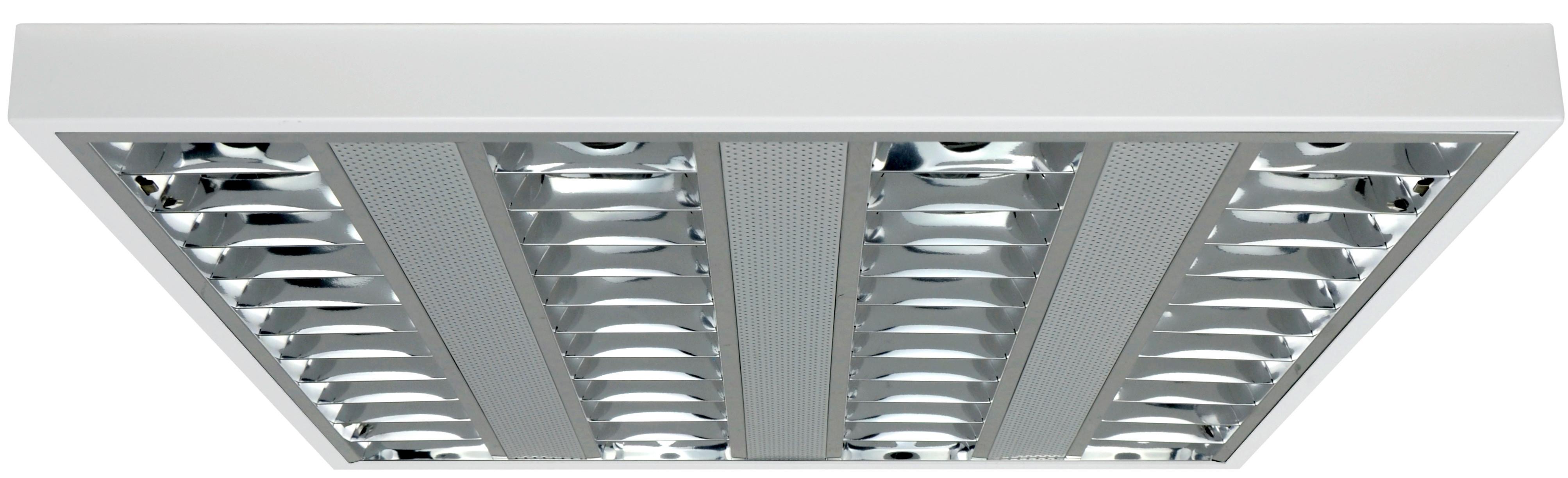 LED-Deckenleuchte 2414501420196 - Weiß, Basics, Metall (62/62/4cm)