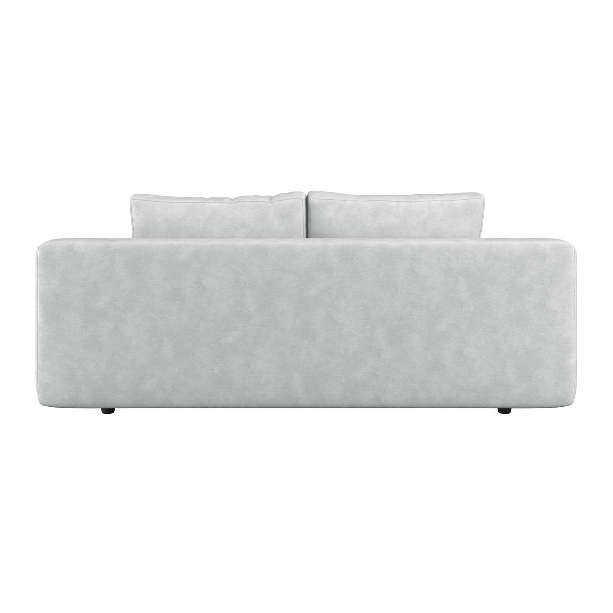 Schlafsofa Oslo Silberfarben, Lf: 200x140 cm - Silberfarben, Trend, Holz/Kunststoff (205/72/100cm)