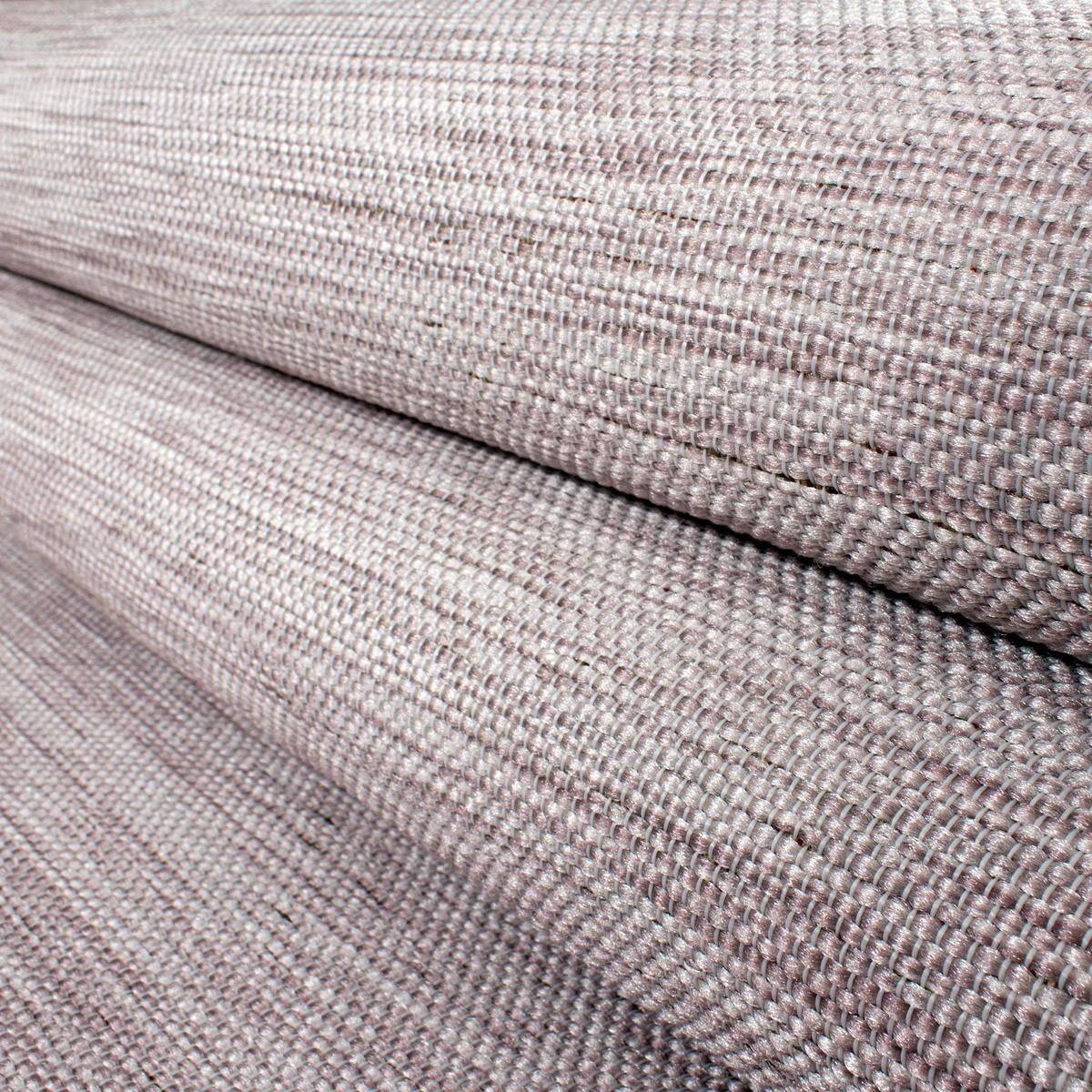 Flachwebeteppich Pink Naturfaser Mambo 120x170 Cm - Pink, KONVENTIONELL, Textil (120/170cm)