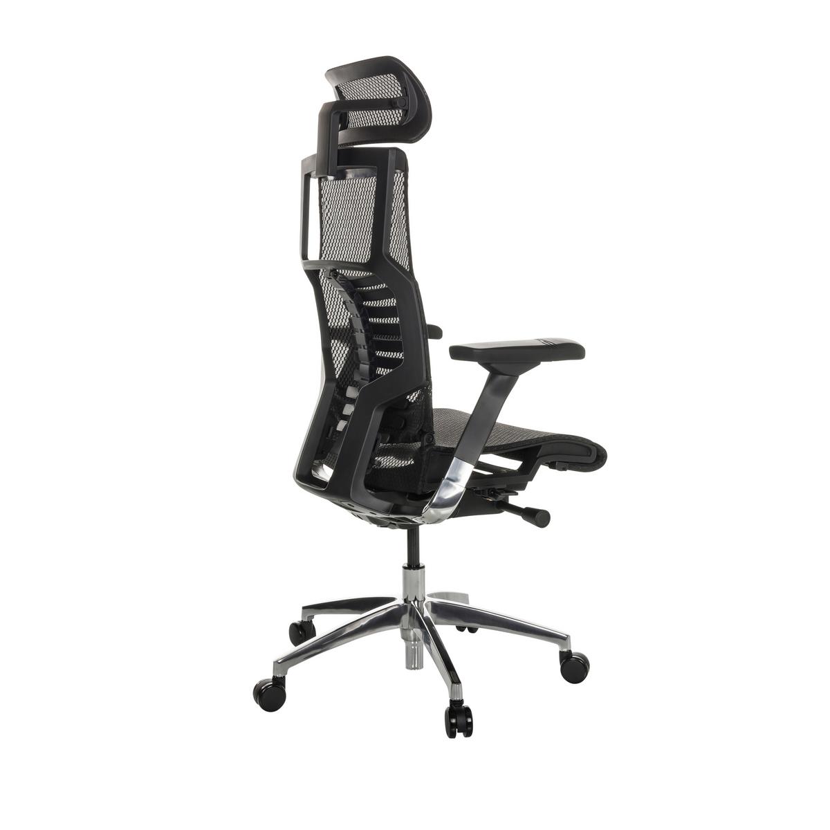 Drehstuhl Dynafit II - Silberfarben/Schwarz, Basics, Kunststoff/Textil (67/119-135/60cm) - MID.YOU
