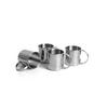 Becherset Ew-mm-4805 - Silberfarben, Basics, Metall (13,7/8,9/9cm) - Echtwerk