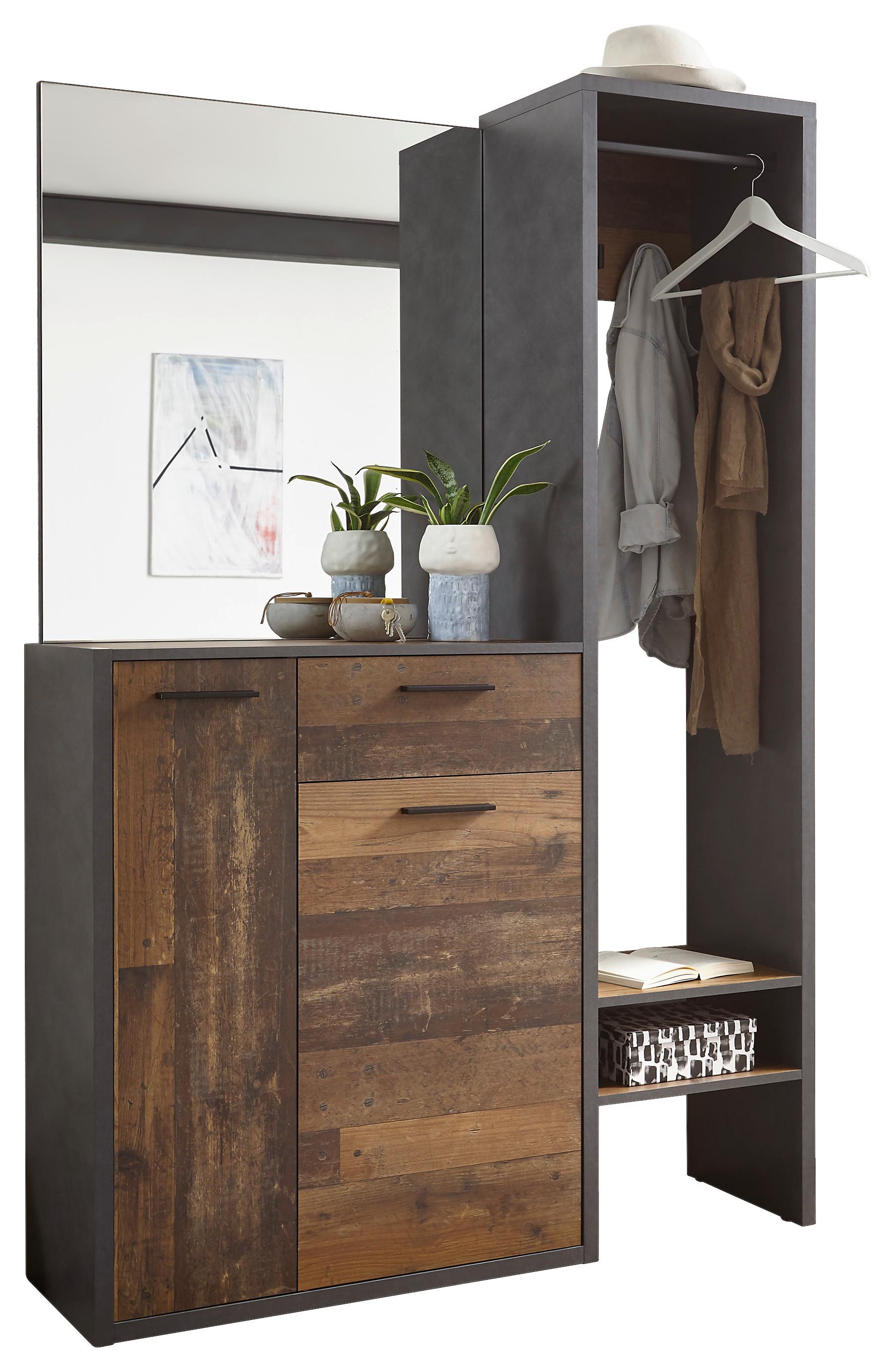 Elegante Garderobe mit drei Elementen entdecken