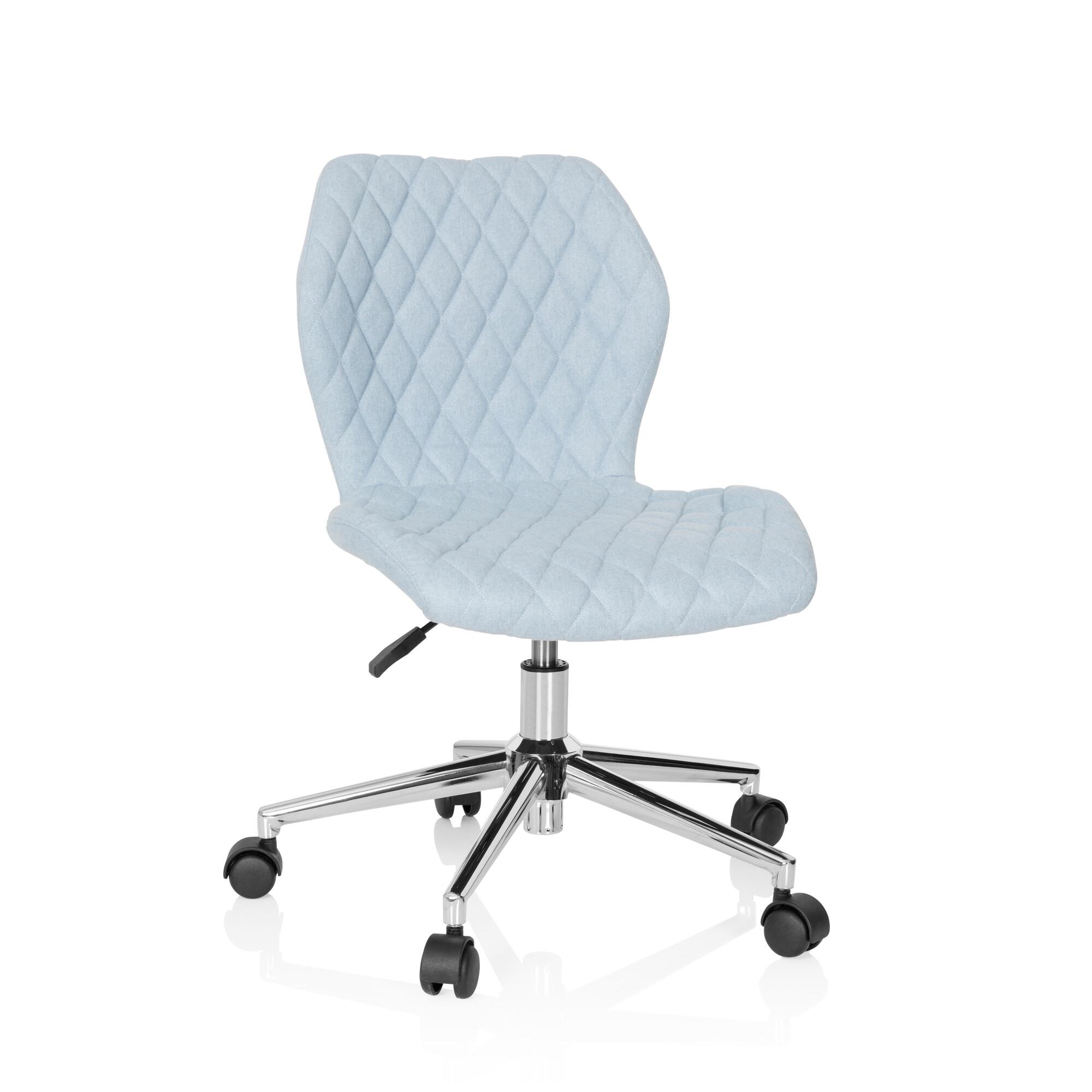 Jugenddrehstuhl Joy II Hellblau - Hellblau, Basics, Kunststoff/Textil (47/73-83/43cm) - MID.YOU