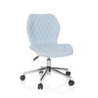 Jugenddrehstuhl Joy Ii Hellblau - Hellblau, Basics, Kunststoff/Textil (47/73-83/43cm) - MID.YOU