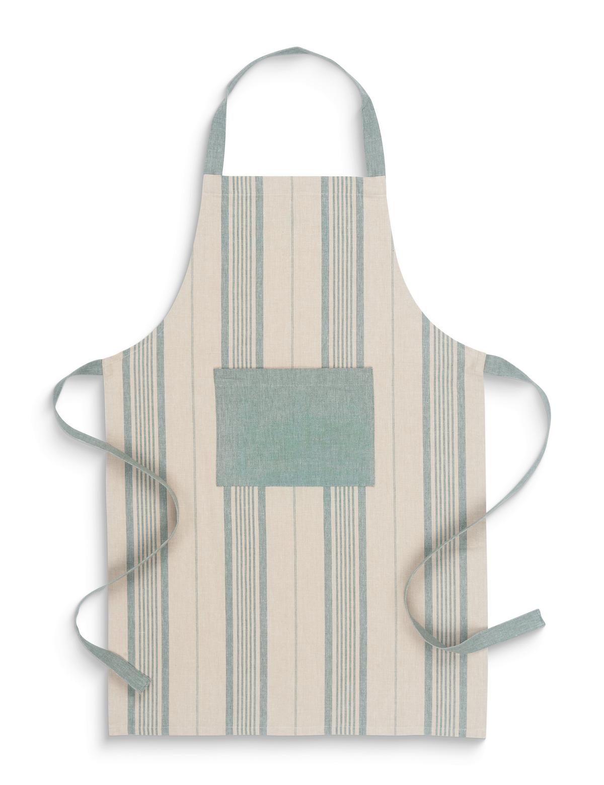 Zástěra HENRY, kapsa - šalvějově zelená, Moderní, textil (60/90cm) - Modern Living