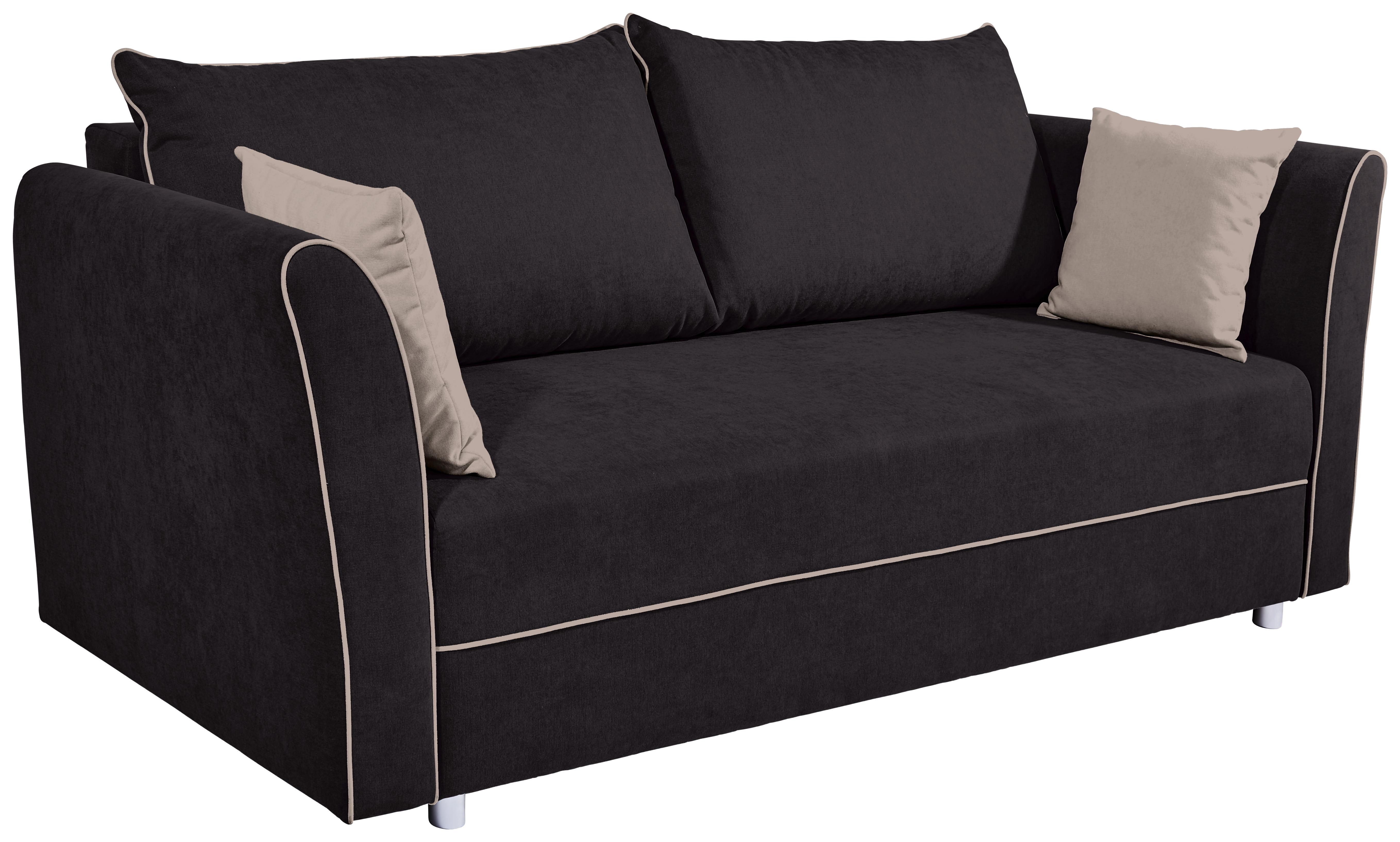 Schlafsofa Zora B: 232cm - Braun, LIFESTYLE, Holz/Textil (232/81/99cm) - Luca Bessoni
