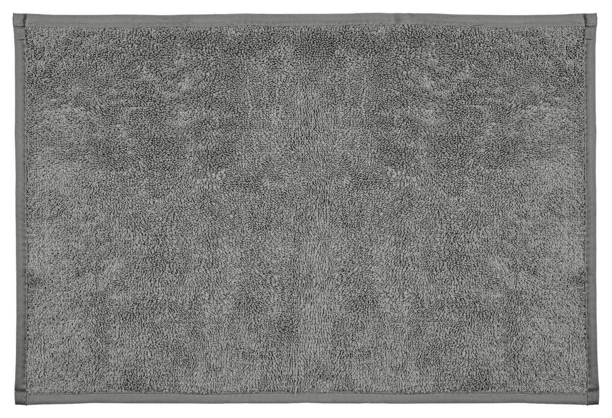KÚPEĽŇOVÁ PREDLOŽKA Phil, 40/60cm, sivá - sivá, Konventionell, textil (40/60cm) - Based