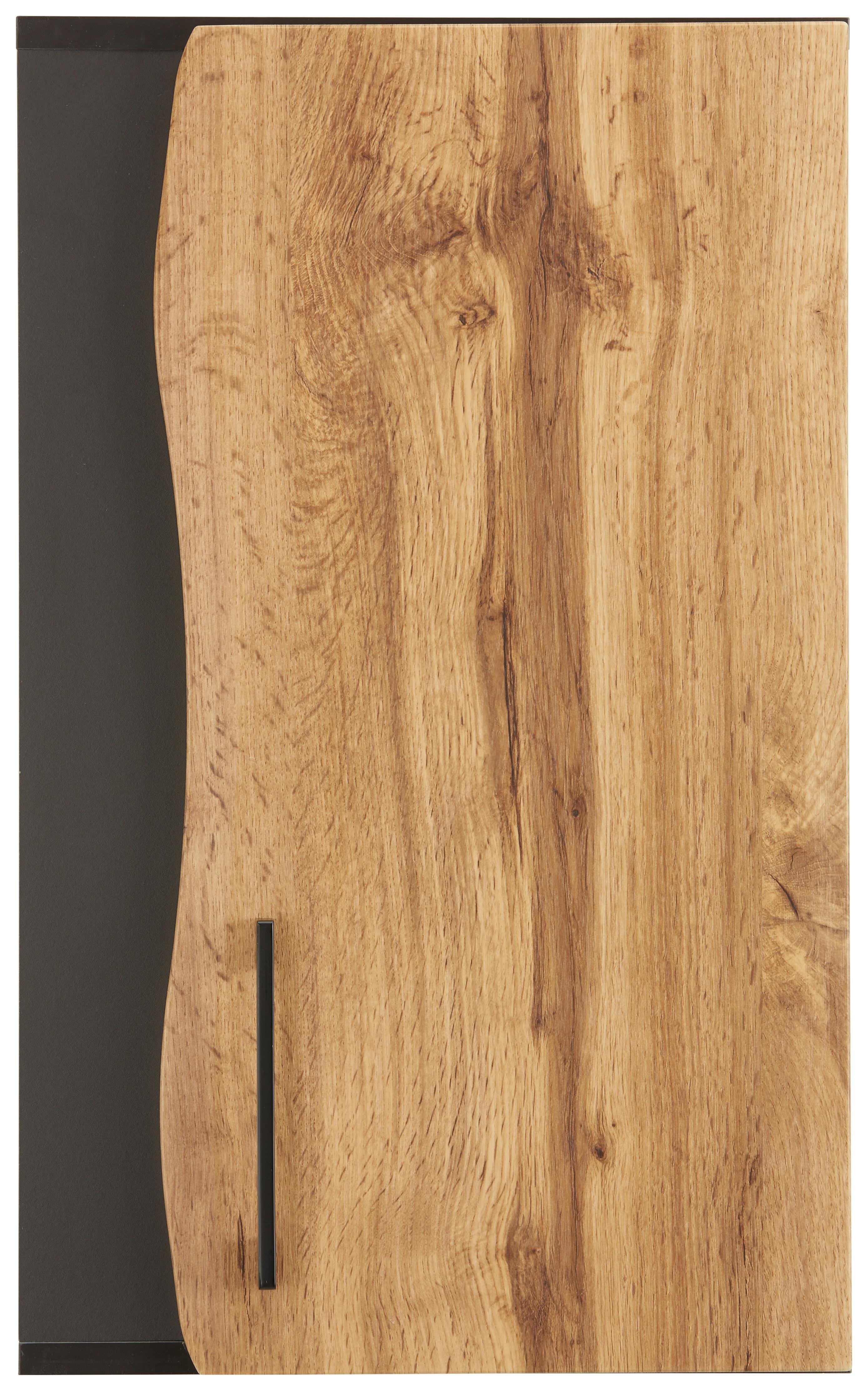 Horná skrinka TIMBER -EXKLUSIV- - Modern, kov/kompozitné drevo (40/65/20cm) - Premium Living