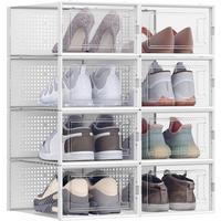 SCHUHBOX Transparent B: 33,3 cm - Transparent, Basics, Kunststoff (33,3/14/23cm)