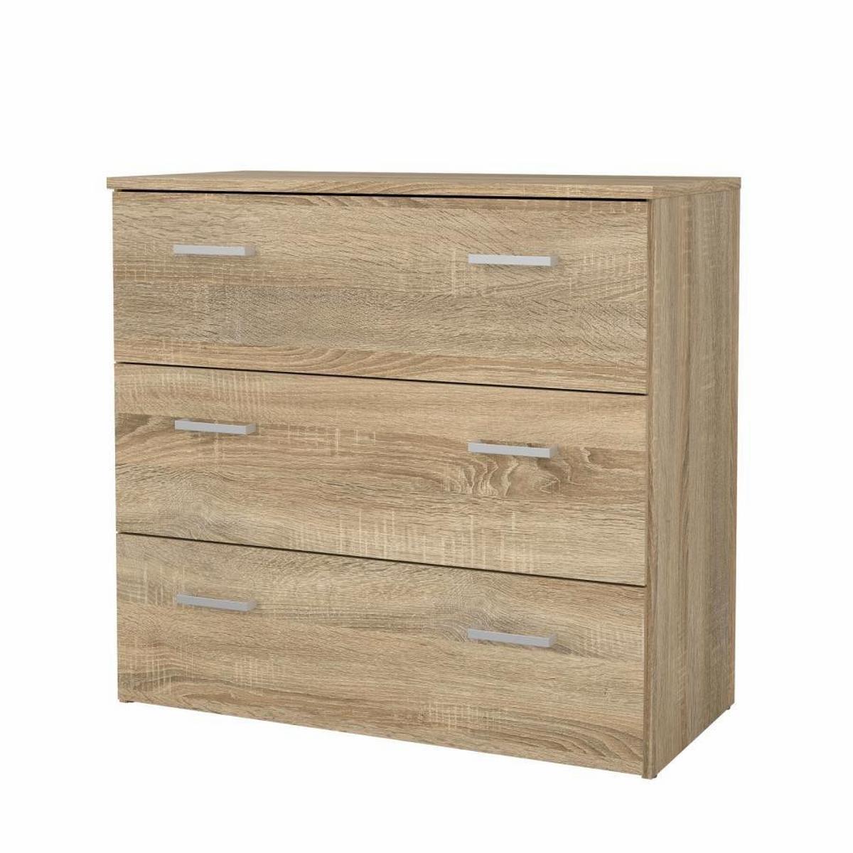 Komód Space 74/70cm - tölgyfa, Konventionell (74/70/36cm)