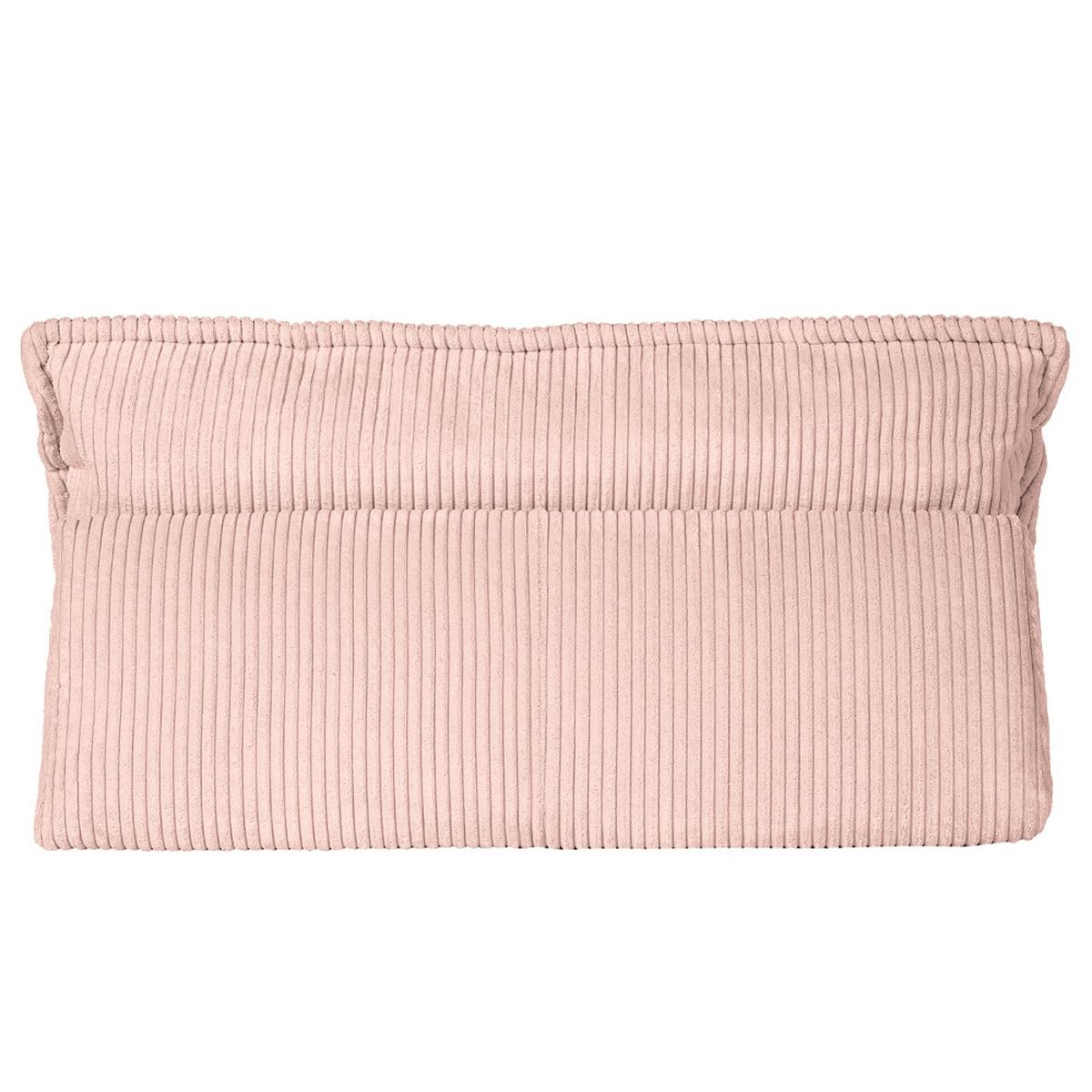 Rückenkissen Cordy, Flieder B: 83 Cm - Flieder, MODERN, Textil (83/25/42cm) - Trendmanufaktur