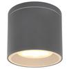 Led Außendeckenleuchte Alcala 11 Watt Metall/Glas - Klar/Anthrazit, Basics, Glas/Metall (10,8/9,6cm) - Globo