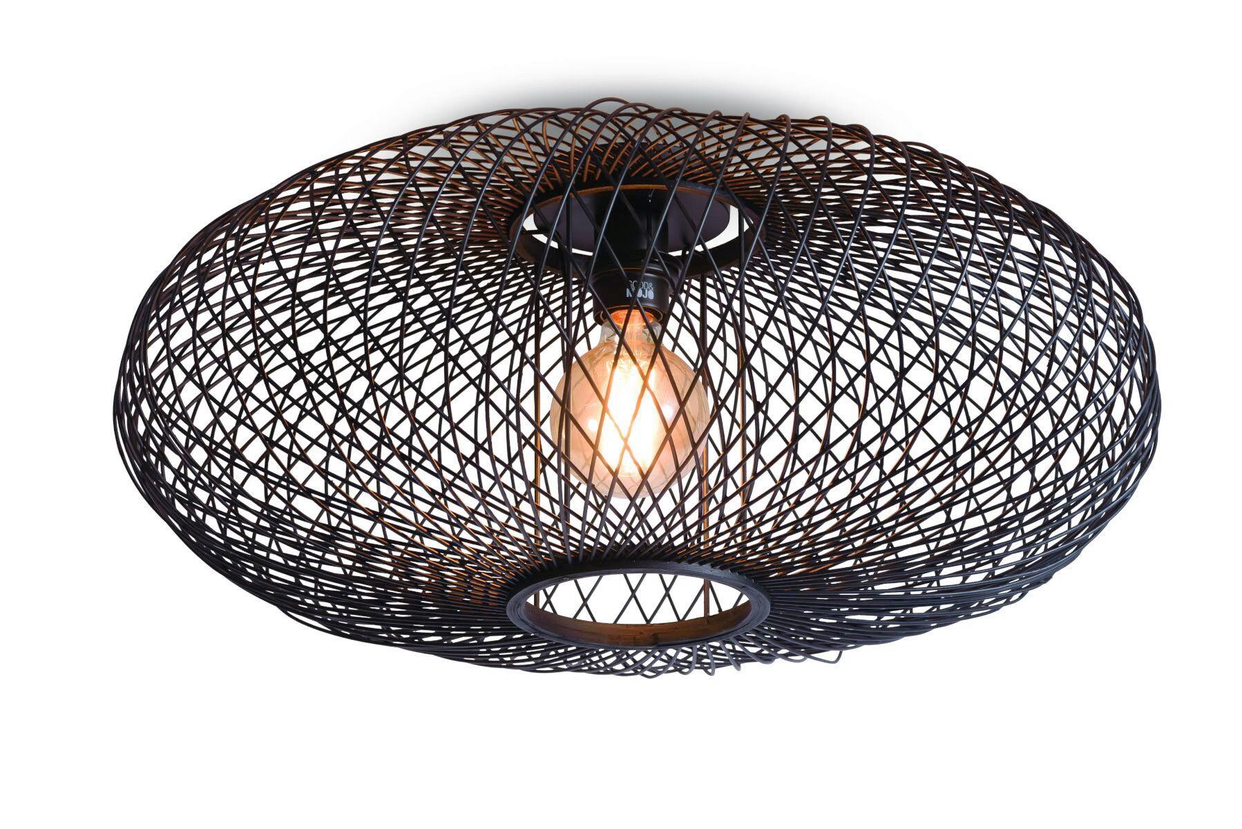 DECKENLEUCHTE CANGO/C/6025/B - Schwarz, Trend (60/25cm) - Good & Mojo