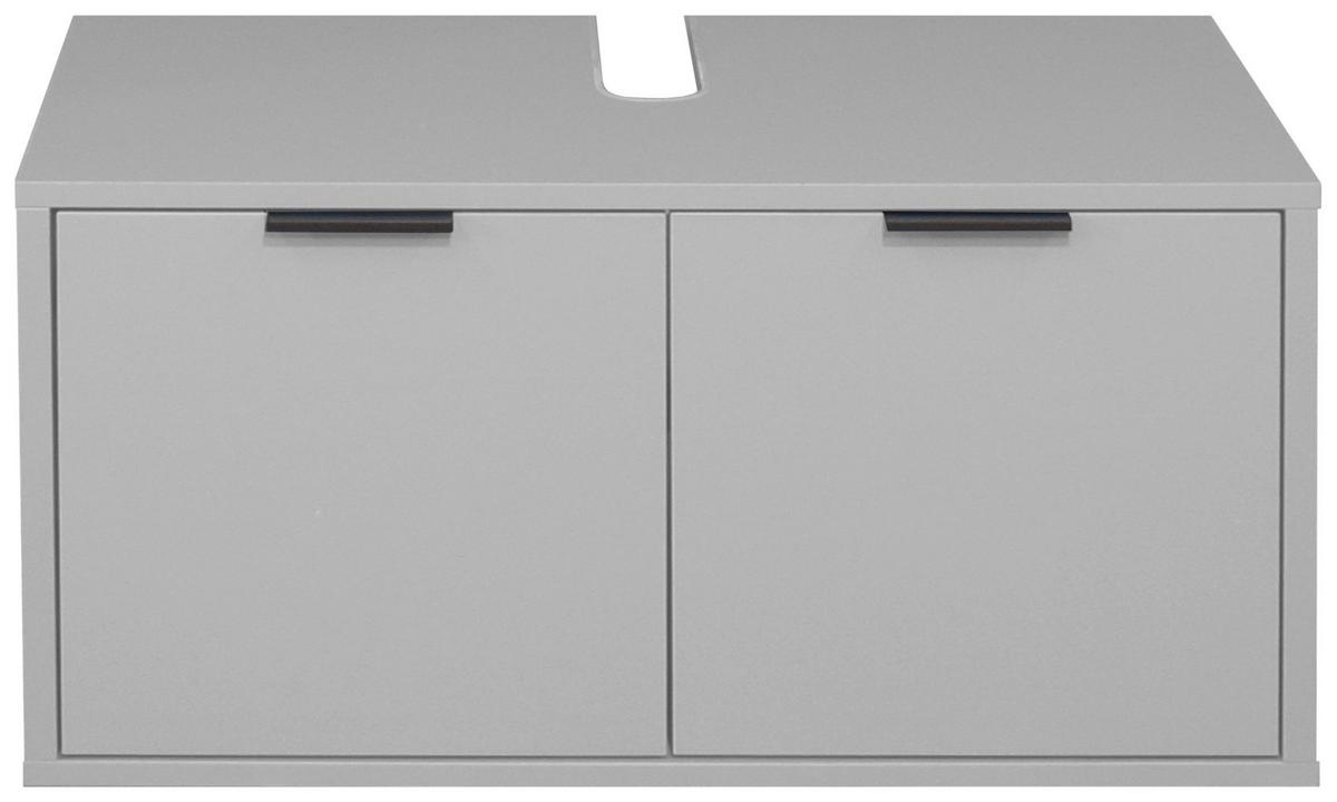 Waschbeckenunterschrank Bonnie Grau, B: 71 Cm - Grau, MODERN, Holzwerkstoff (71/45/45cm) - Livetastic