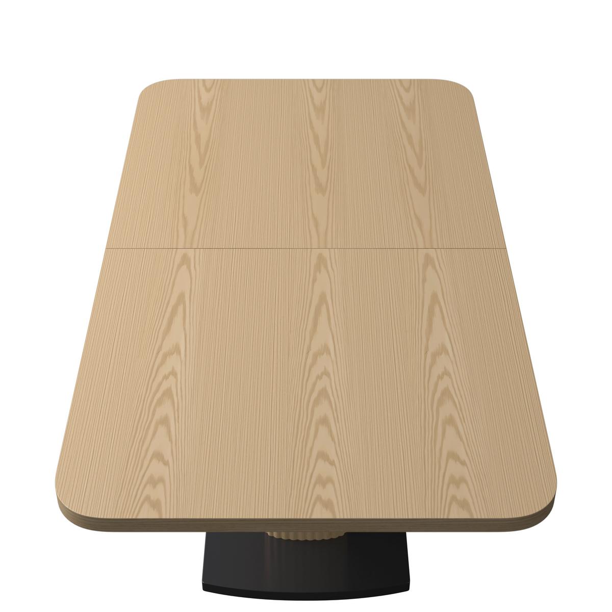 ROZŤAHOVACÍ STÔL AMADO 200X90 CM - čierna/farba duba, Modern, kov/drevo (200/76/90cm) - Bessagi Home