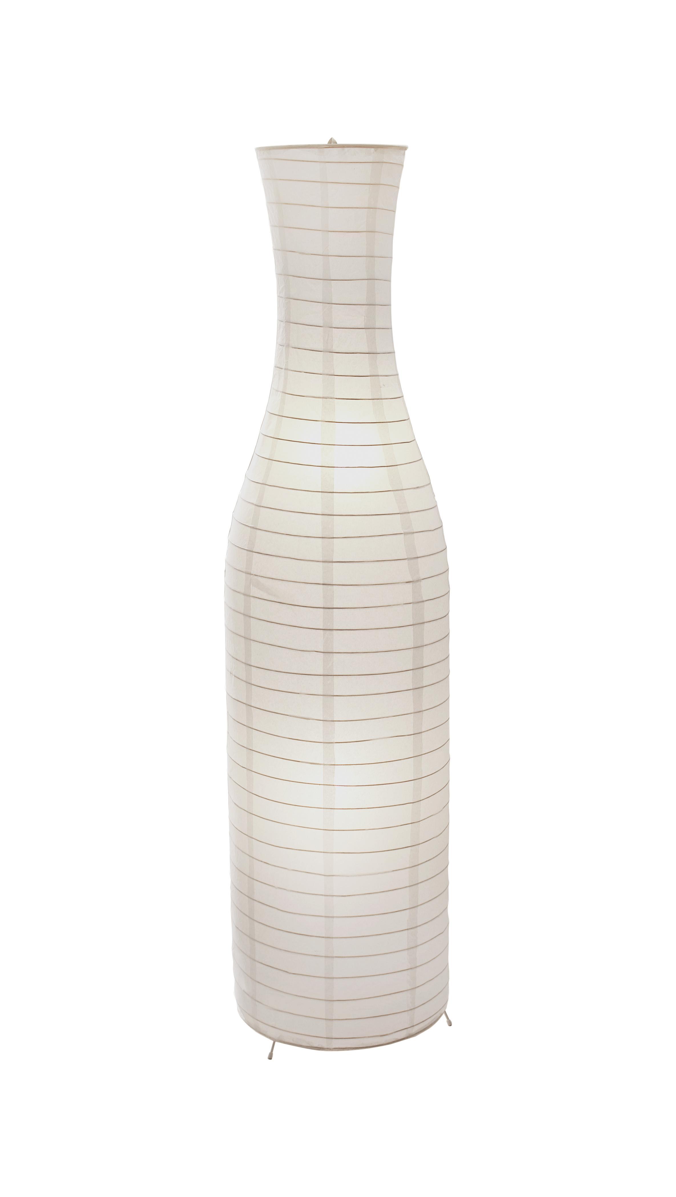 Állólámpa Pia - Fehér, konvencionális, Műanyag/Fém (34,5/125cm) - Ombra