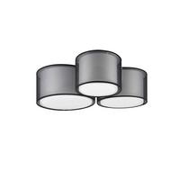 Deckenleuchte 611490332 Burton - Schwarz/Grau, Design, Textil/Metall (65/55/21,5cm) - Trio Leuchten