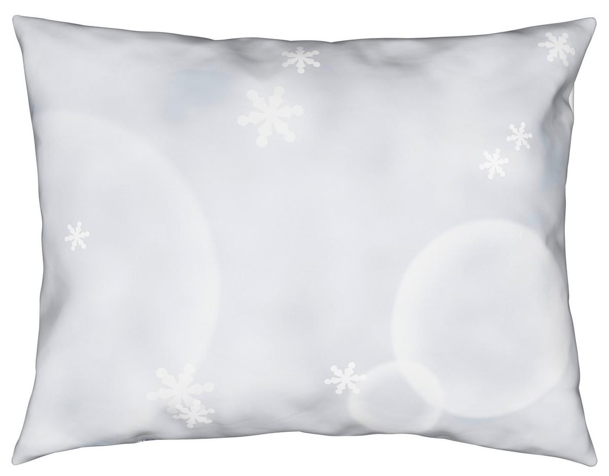 Bettwäsche Snowy - Blau/Weiß, MODERN, Textil - Luca Bessoni