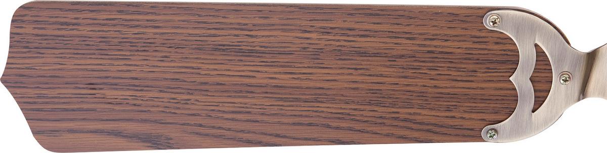 Deckenventilator Lilo - Buchefarben/Messingfarben, Basics, Glas/Holzwerkstoff (106/40,6cm)