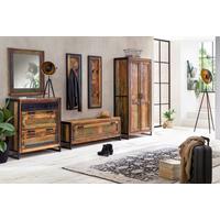 Garderobe Dielen Multicolor/Schwarz B: 290cm - Multicolor/Schwarz, Design, Holz/Metall (290/180/45cm) - MID.YOU