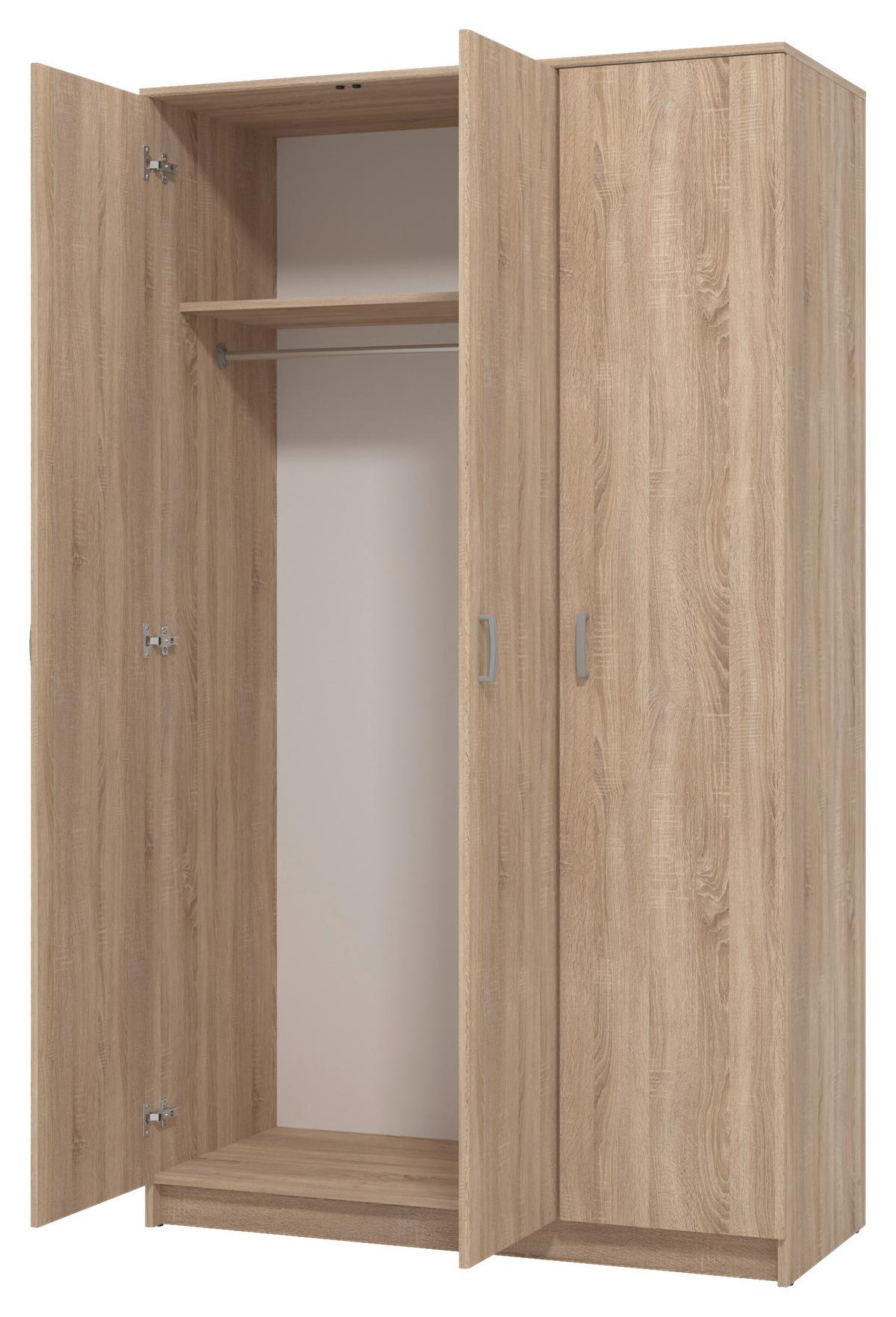 Nyílóajtós Szekrény Hana 120/205 Cm *TOP ÁR* - Basics (120/205/52cm) - Best Price