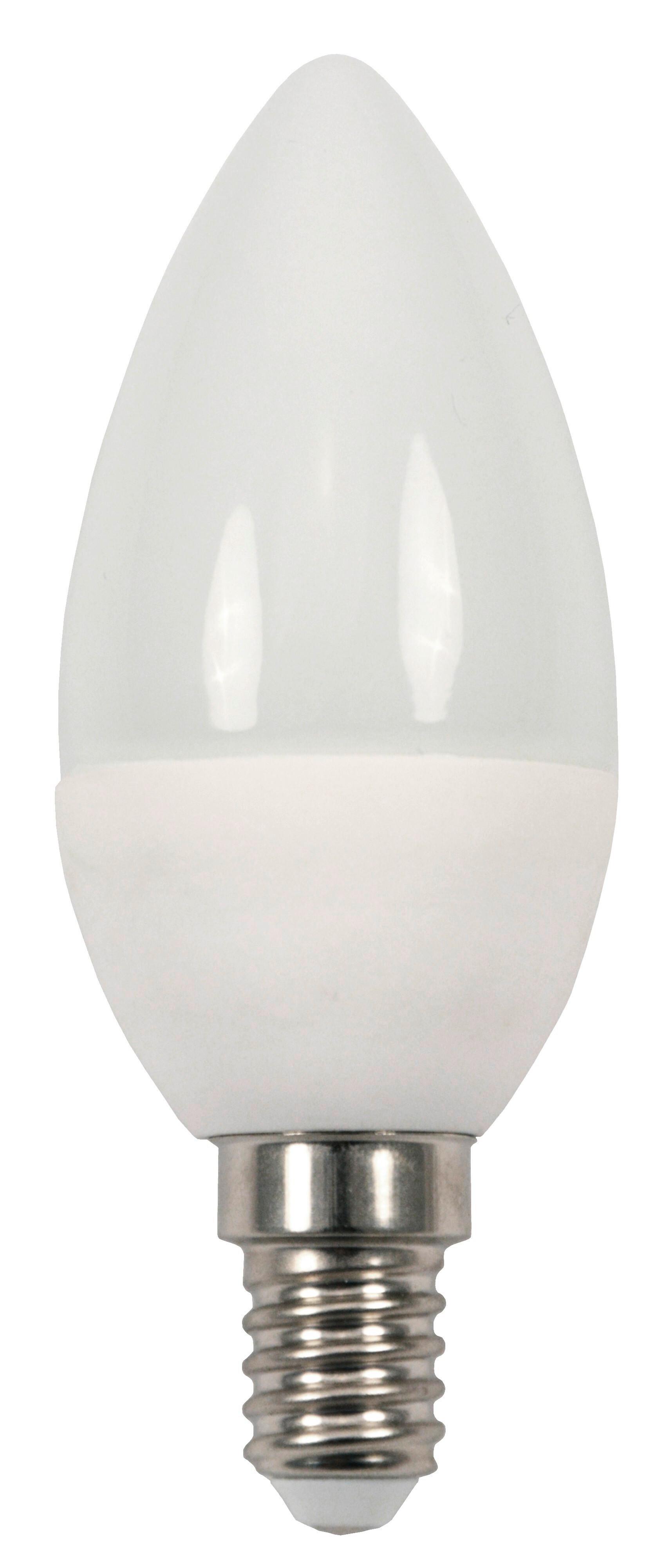 LED žiárovka C80195MM, max.4Watt, E14 - bílá, kov/plast (3,7/9,9cm) - Mömax