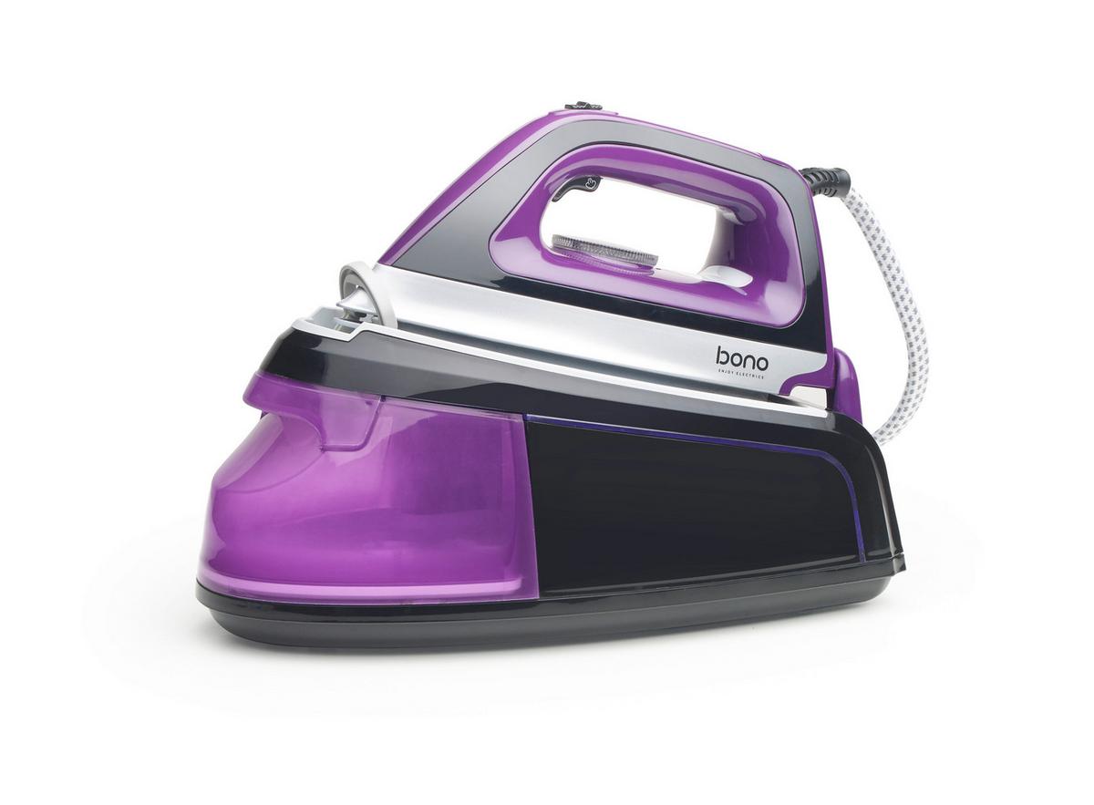 Gőzállomás Alina - lila/fekete, Konventionell, műanyag/kerámia - Bono