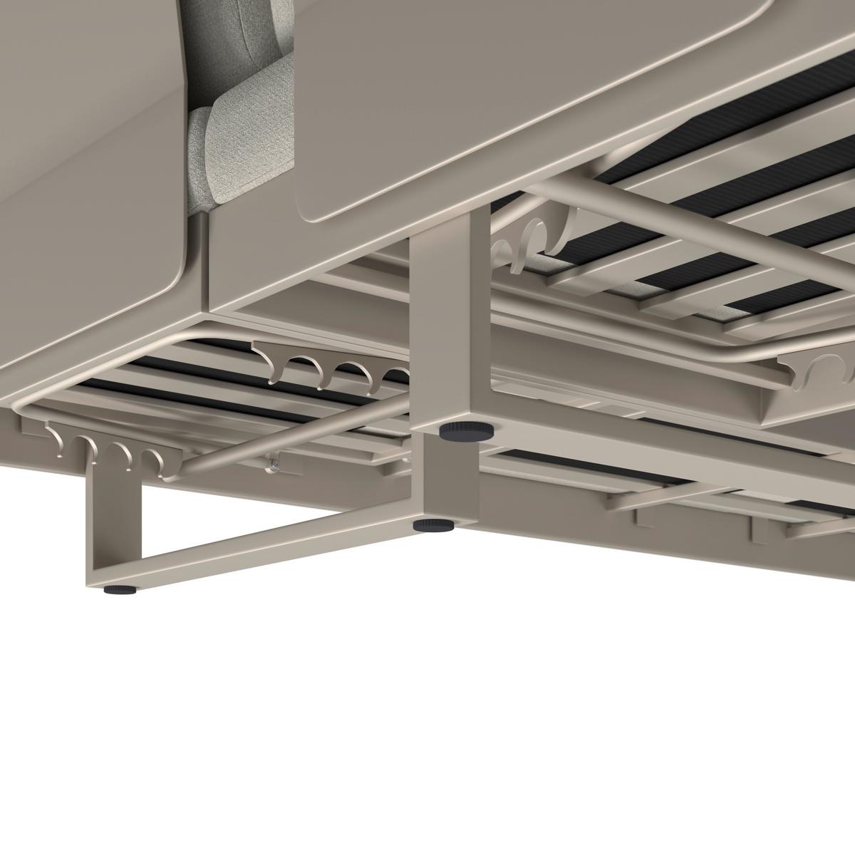 Loungegarnitur Austin - Beige/Braun, MODERN, Kunststoff/Textil (255/326cm) - Beldano