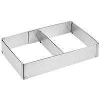 Backrahmen Tina - Edelstahlfarben, Basics, Metall (18-34/27-52/5cm) - James Wood