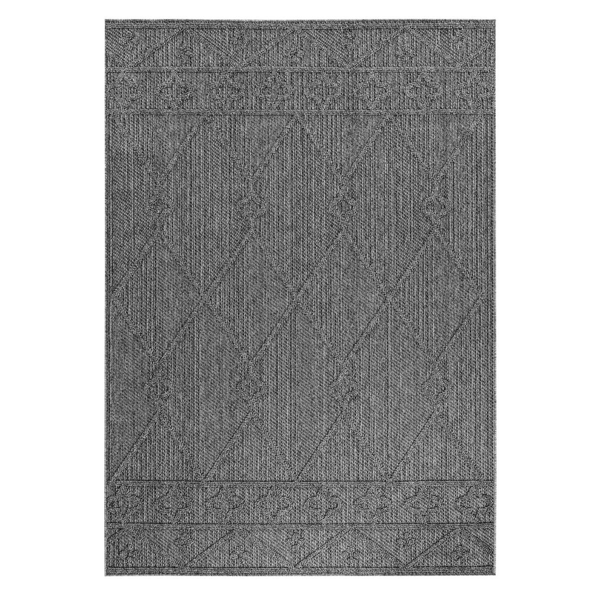 Outdoorteppich Patara - Grau, Design, Textil (240/340cm) - Novel