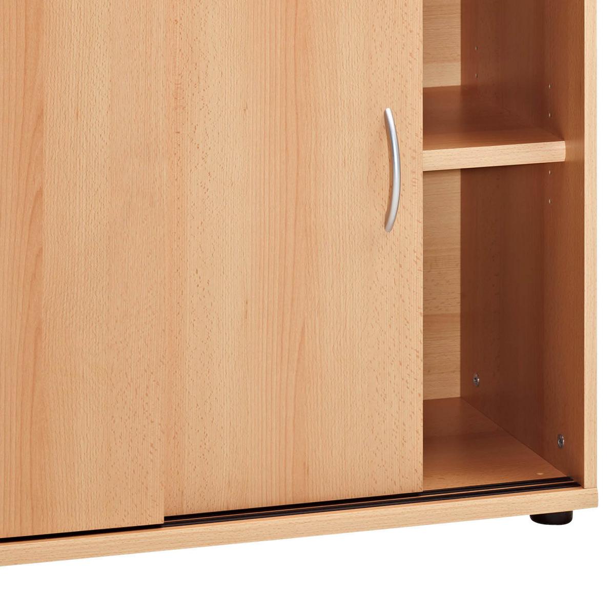Aktenschrank Versperrbar Serie 4000 Buche Dekor B 100 Cm - Buchefarben, Basics, Holzwerkstoff (100/77,4/39,5cm) - MID.YOU