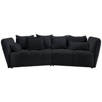 Boxspringová pohovka SOFI, tmavě šedá - černá/tmavě šedá, Moderní, textil (294/93/152cm) - Premium Living