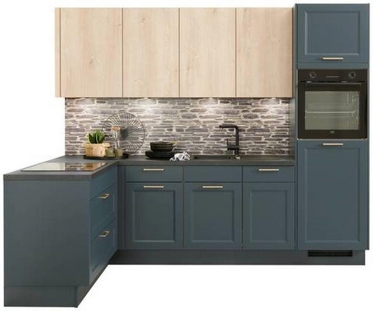 Eckküche Columbia/nassau - Design, Holzwerkstoff (177/278cm) - Vertico
