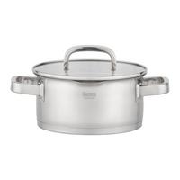 Hrnec 2,9L - čiré/barvy nerez oceli, Konvenční, kov/sklo (20/9,5cm) - Gourmesto