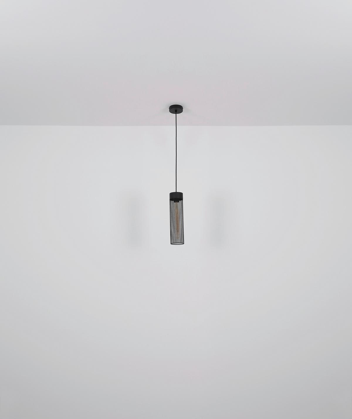 Hängeleuchte 15649h - Schwarz, Design, Metall (10/120cm) - Globo