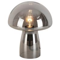 STOLNÁ LAMPA SCHWAMI - priehľadné/čierna, Modern, plast/sklo (18/18/23cm) - Modern Living